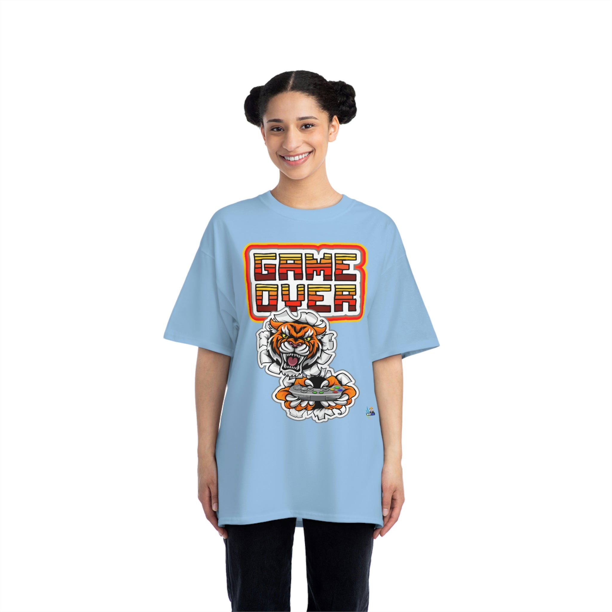 Game Over Tiger Edition Heavyweight Unisex Gaming Tee