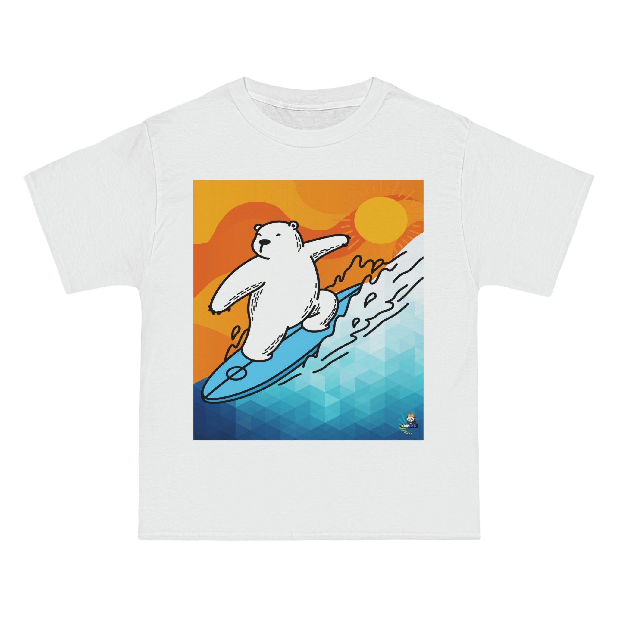 Polar Bear Surfer Sunset Edition Heavyweight Tee