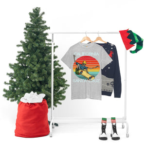 skate santa cruz skeleton beanie heavyweight tee