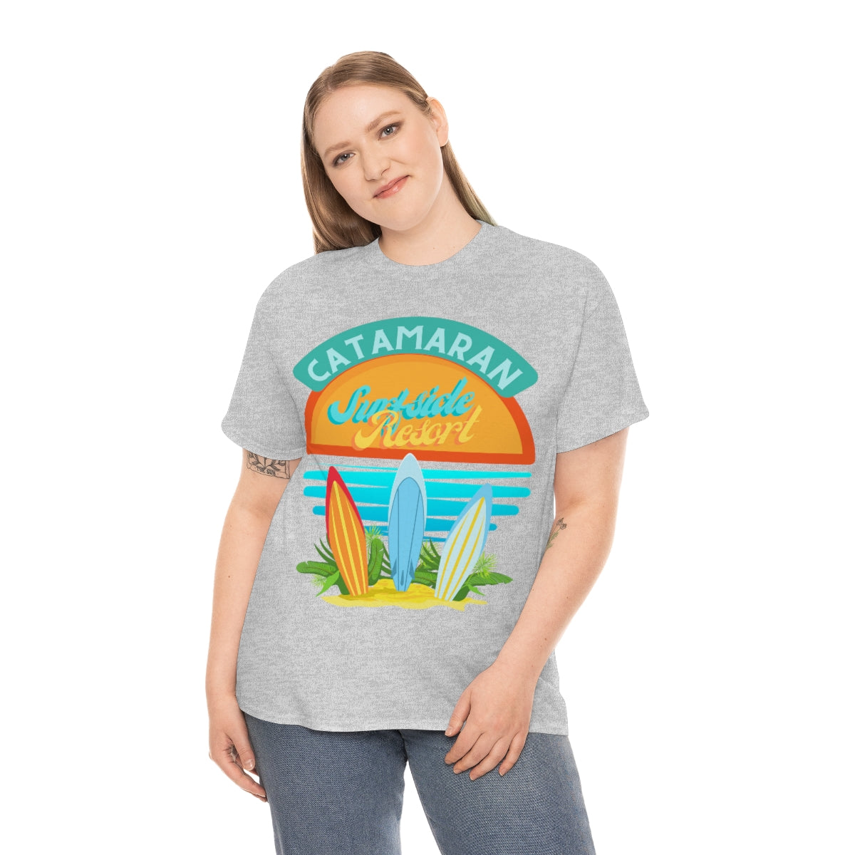 catamaran surfside resort heavyweight tee