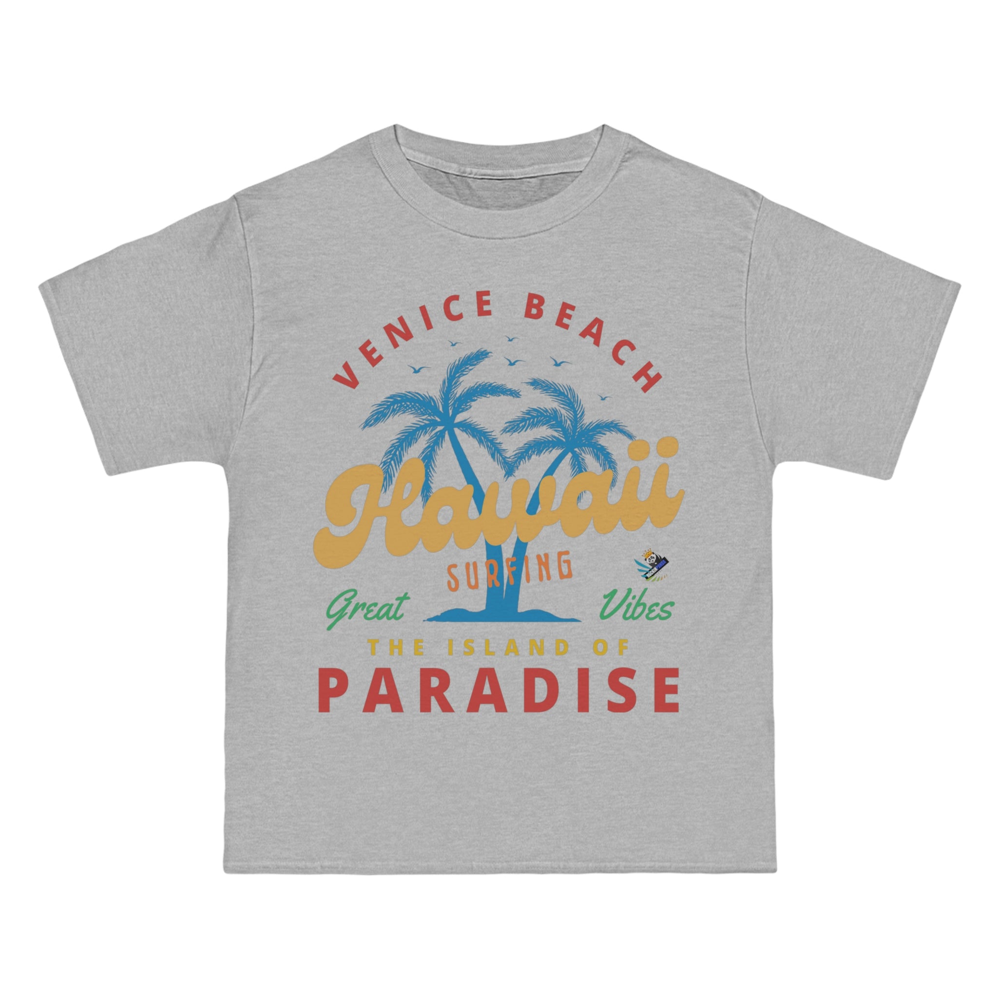 Waikiki Hawaii Surfing Heavyweight Tee