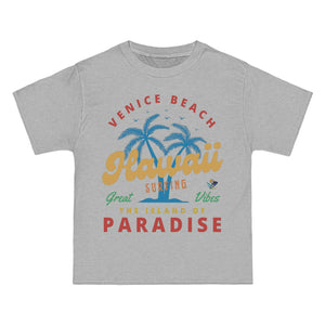 Waikiki Hawaii Surfing Heavyweight Tee