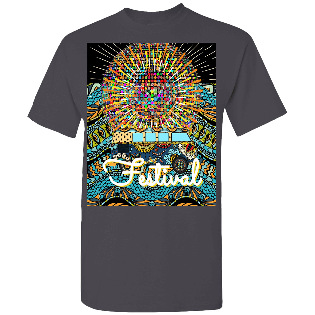 festival wanderlust - black edition tee