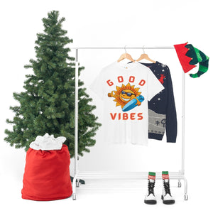 good vibes sunshine surfer heavyweight tee