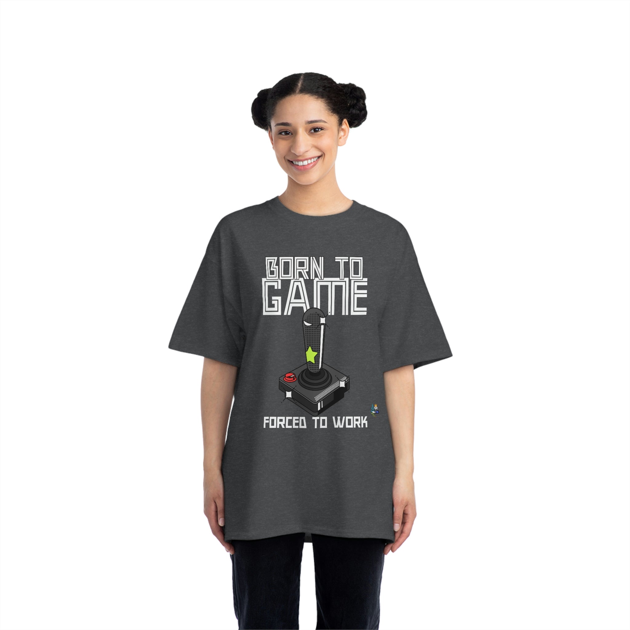 Born to Game Joystick Edition Heavyweight Unisex Gaming Tee