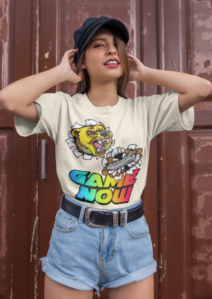 Game on NOW Bear-y Edition Heavyweight Unisex Gaming Tee