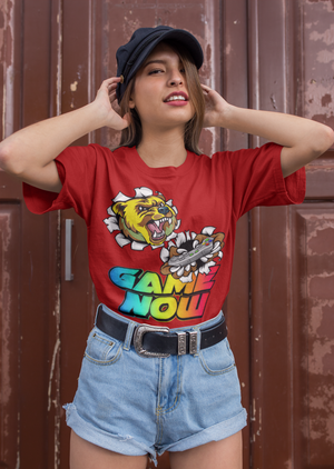 Game on NOW Bear-y Edition Heavyweight Unisex Gaming Tee