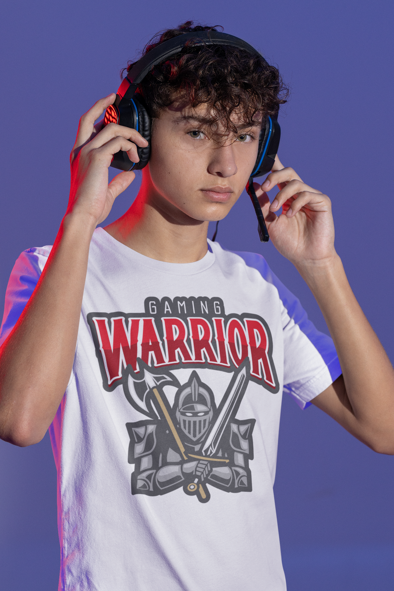 Shining Knight Warrior Heavyweight Unisex Gaming Tee