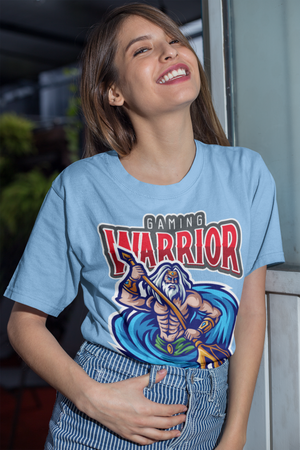 Gaming Warrior God of the Sea Heavyweight Unisex Gaming Tee