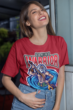 Gaming Warrior God of the Sea Heavyweight Unisex Gaming Tee