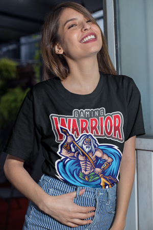 Gaming Warrior God of the Sea Heavyweight Unisex Gaming Tee