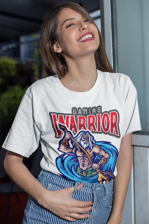 Gaming Warrior God of the Sea Heavyweight Unisex Gaming Tee