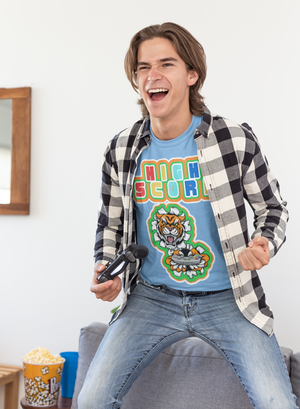 High Score Tiger Edition Heavyweight Unisex Gaming Tee