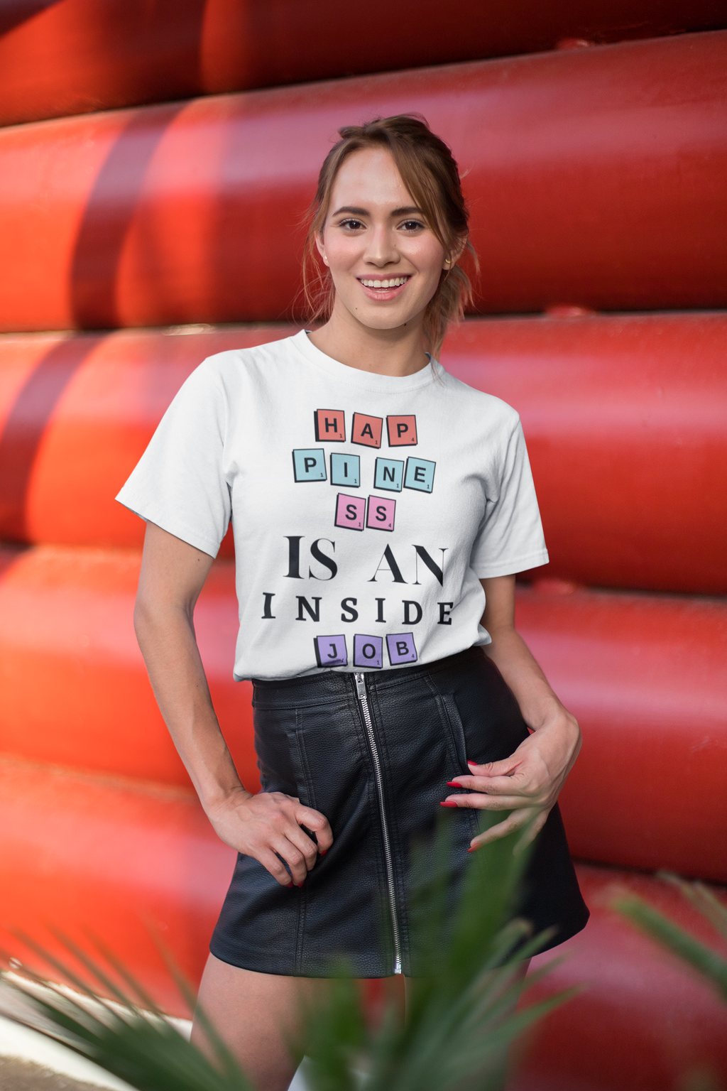 Happiness Is An Inside Job Softstyle Tee