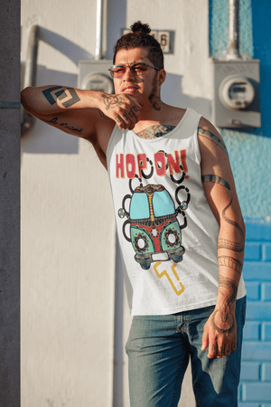 hop on! tank top (mens)