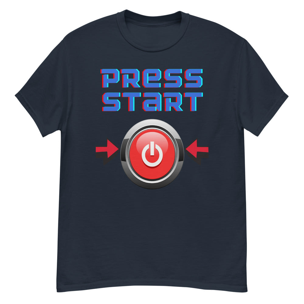 press start heavyweight tee