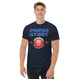 press start heavyweight tee