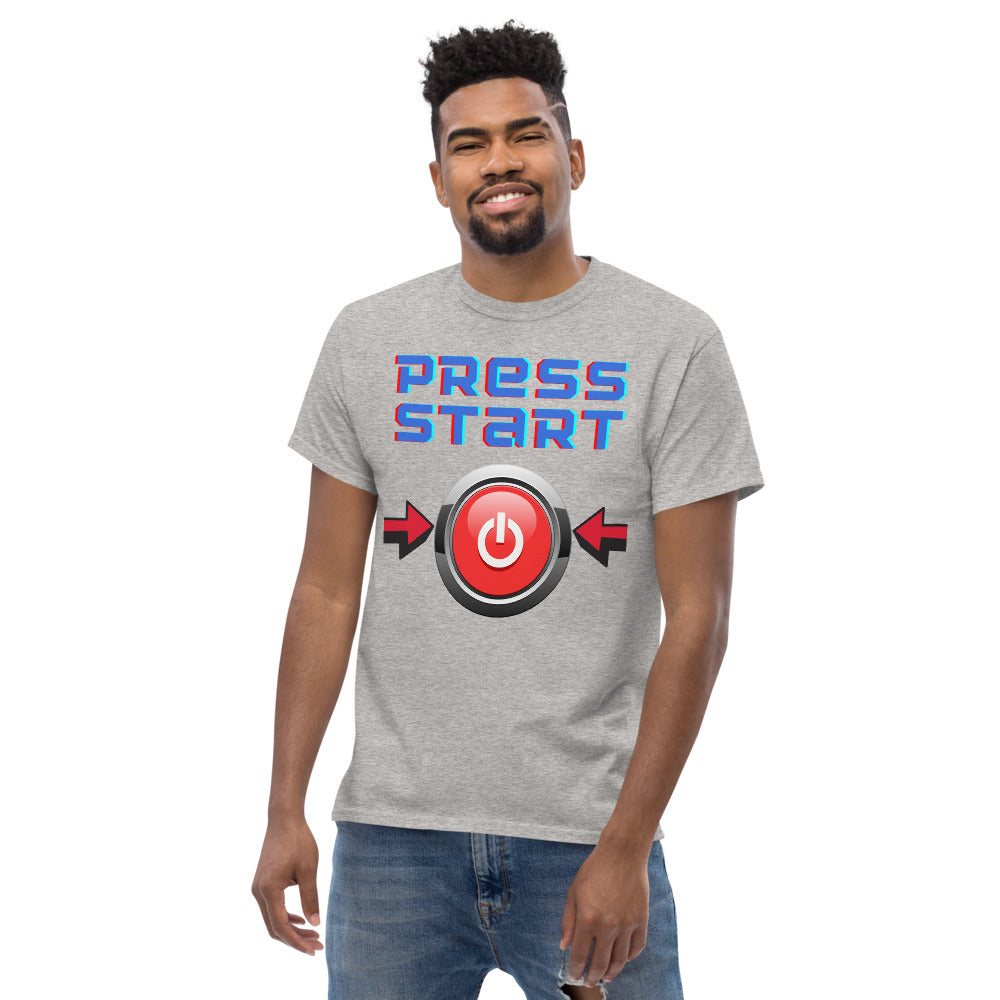 press start heavyweight tee