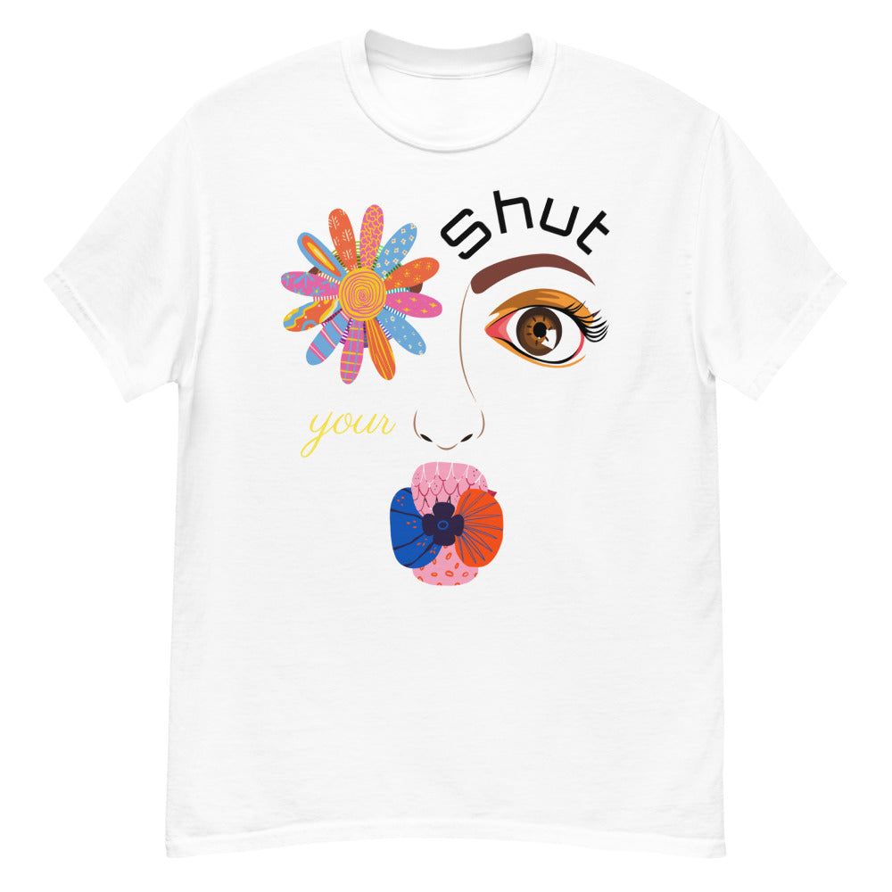 shut your mouth heavyweight tee