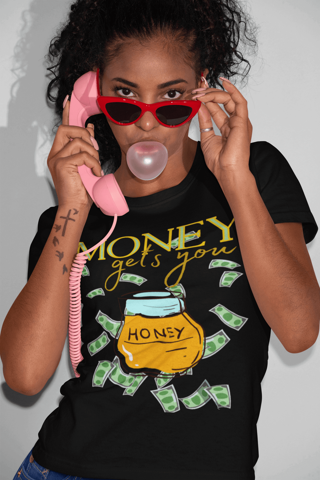 money gets you honey softstyle tee