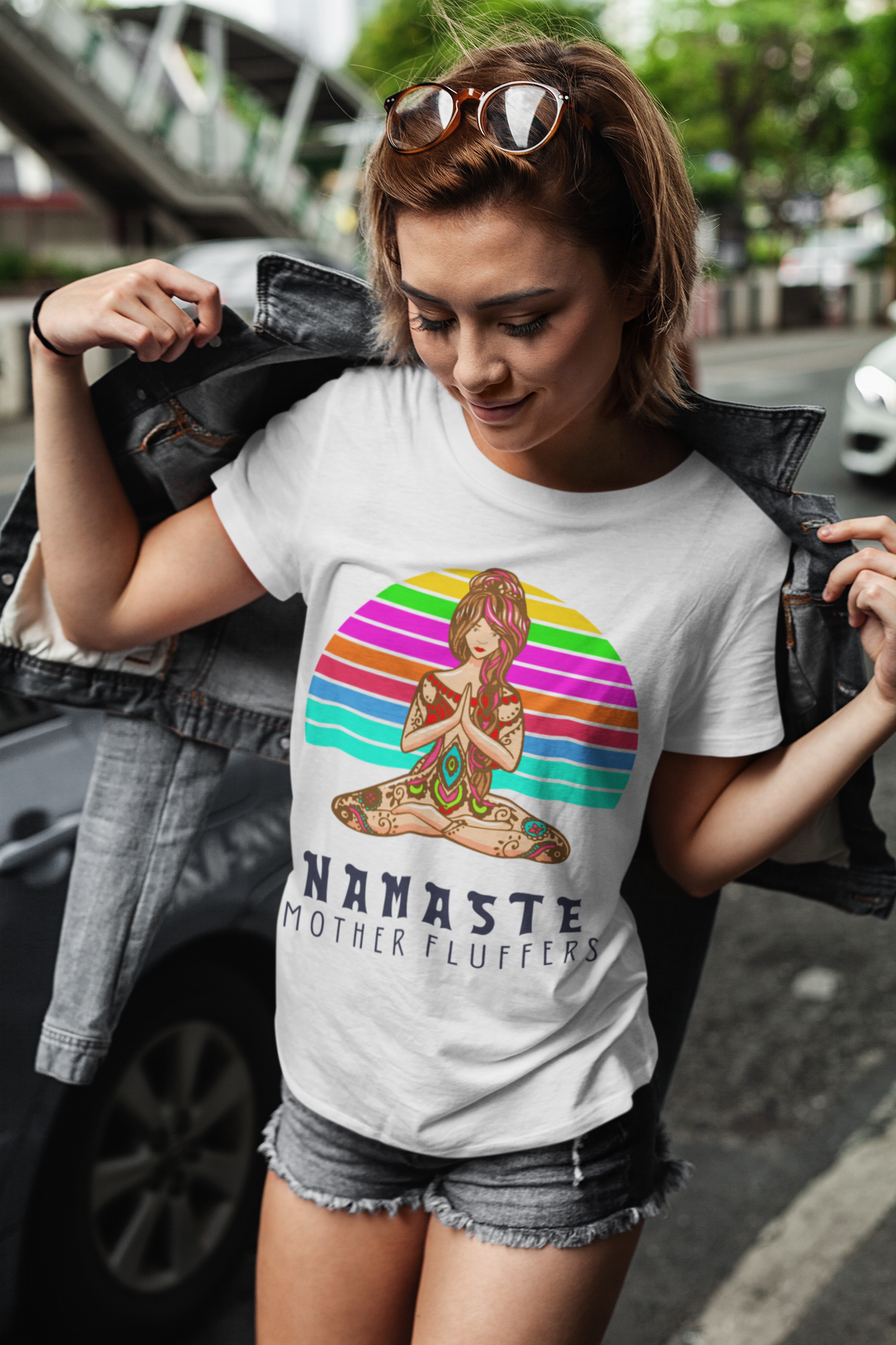 namaste motherfluffers sofstyle tee