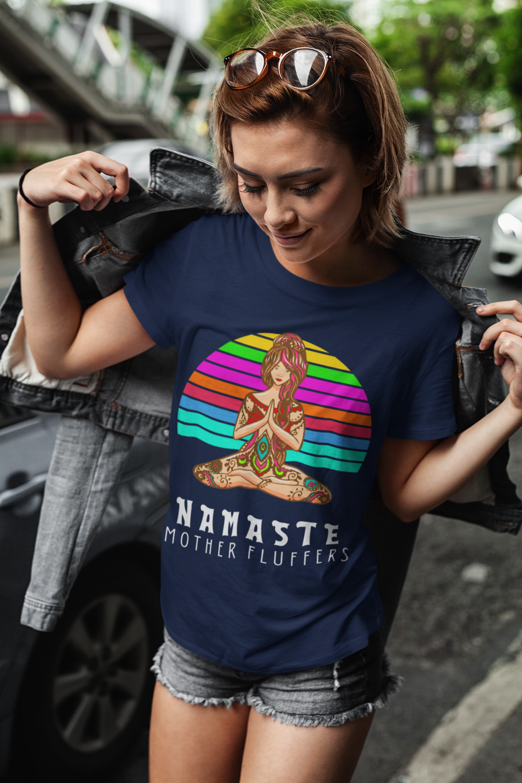 namaste motherfluffers sofstyle tee