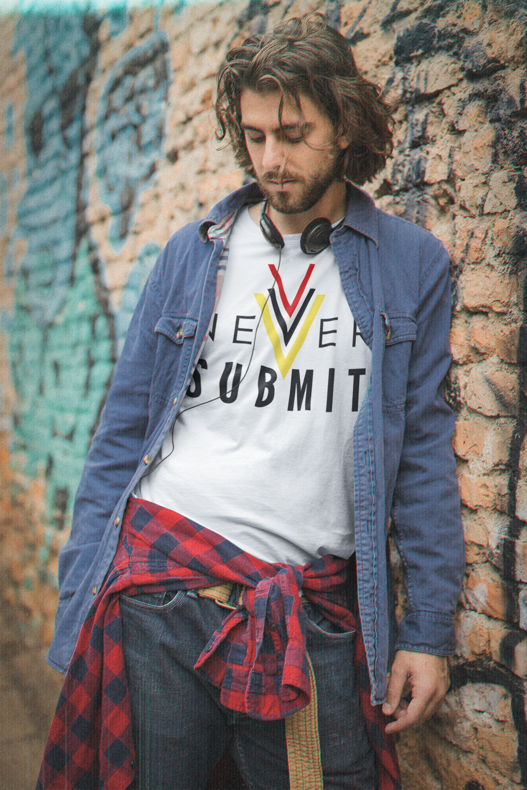 never submit softstyle tee