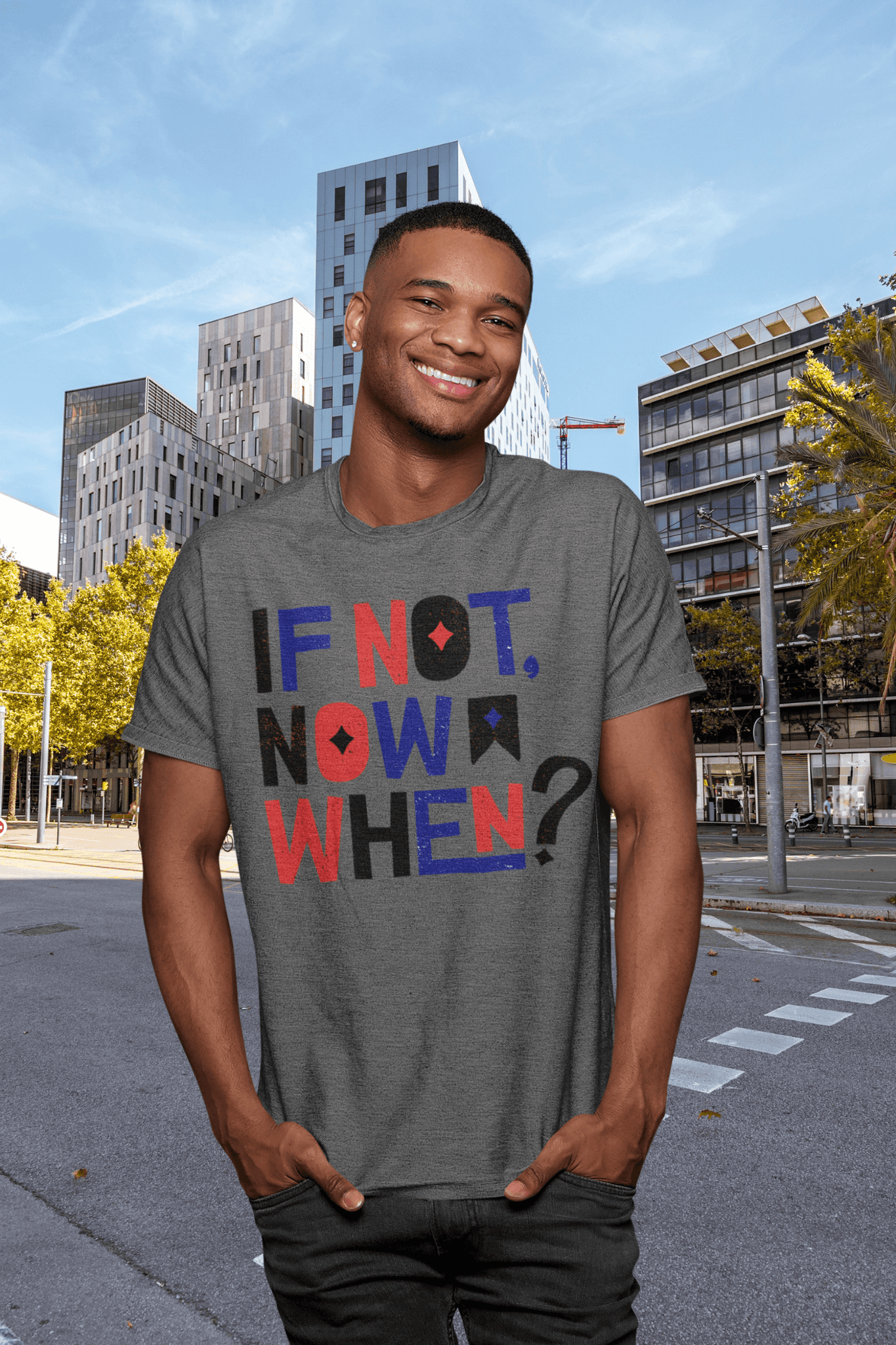 if not now when? softstyle tee