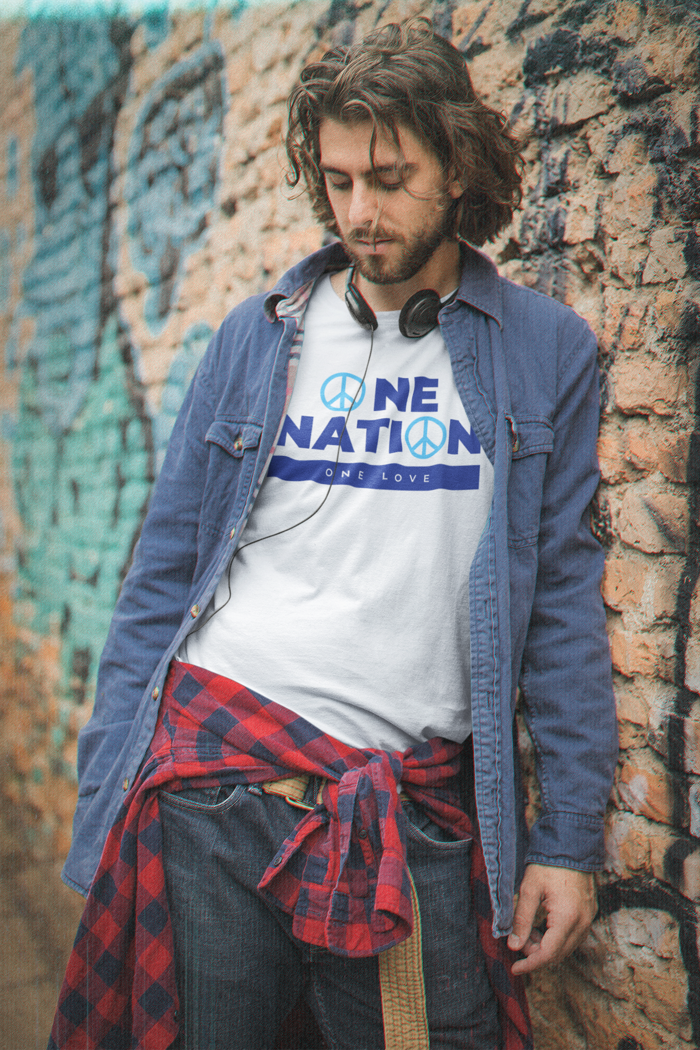 one nation - one love softstyle tee