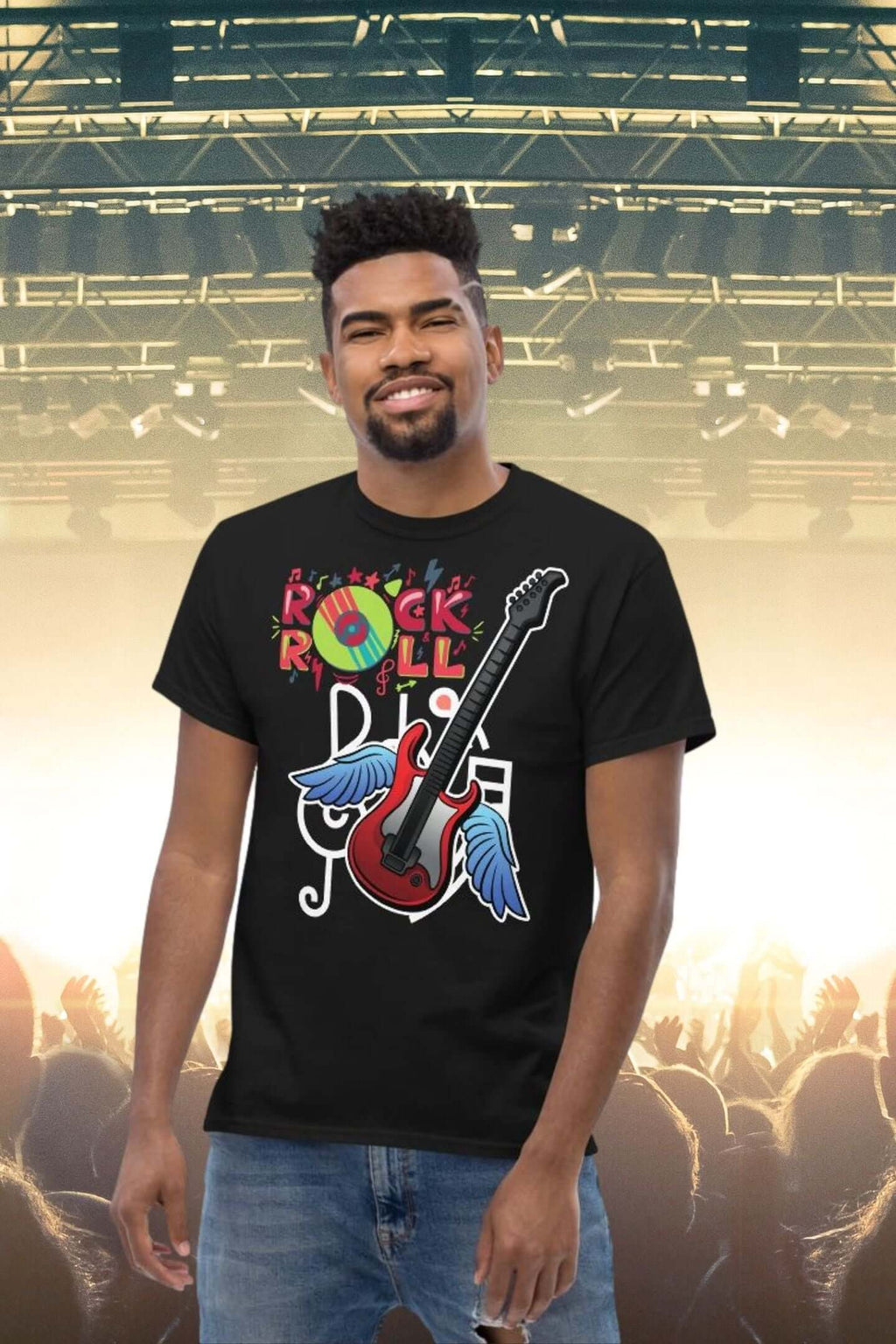 it's only rock n roll heavyweight tee