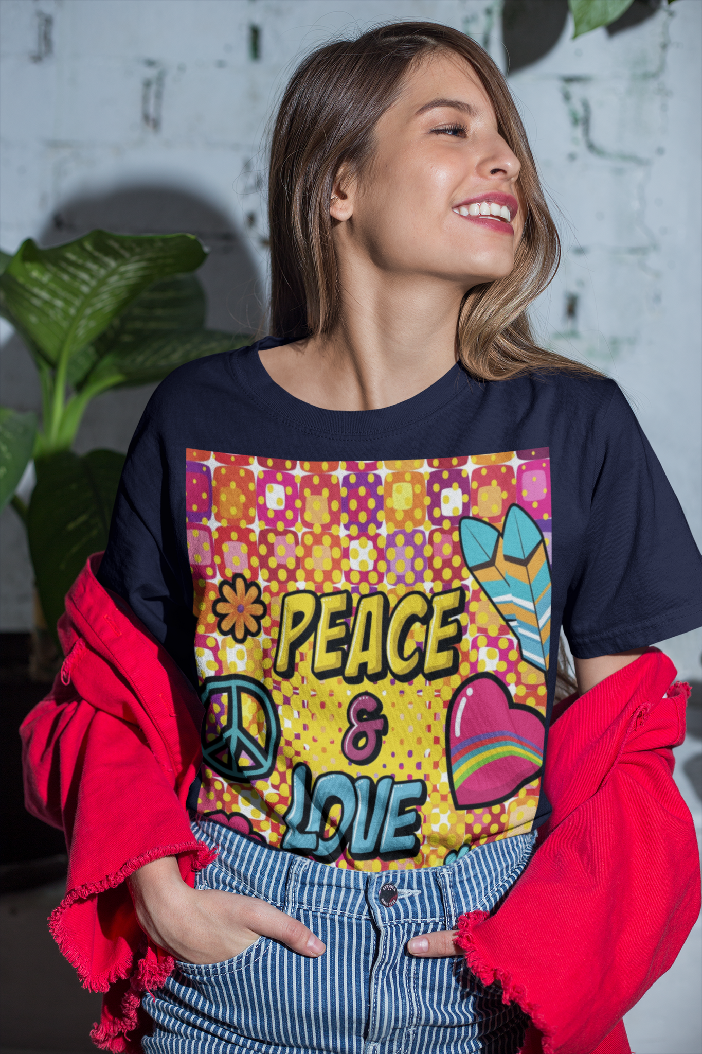 peace, love & what-not heavyweight tee