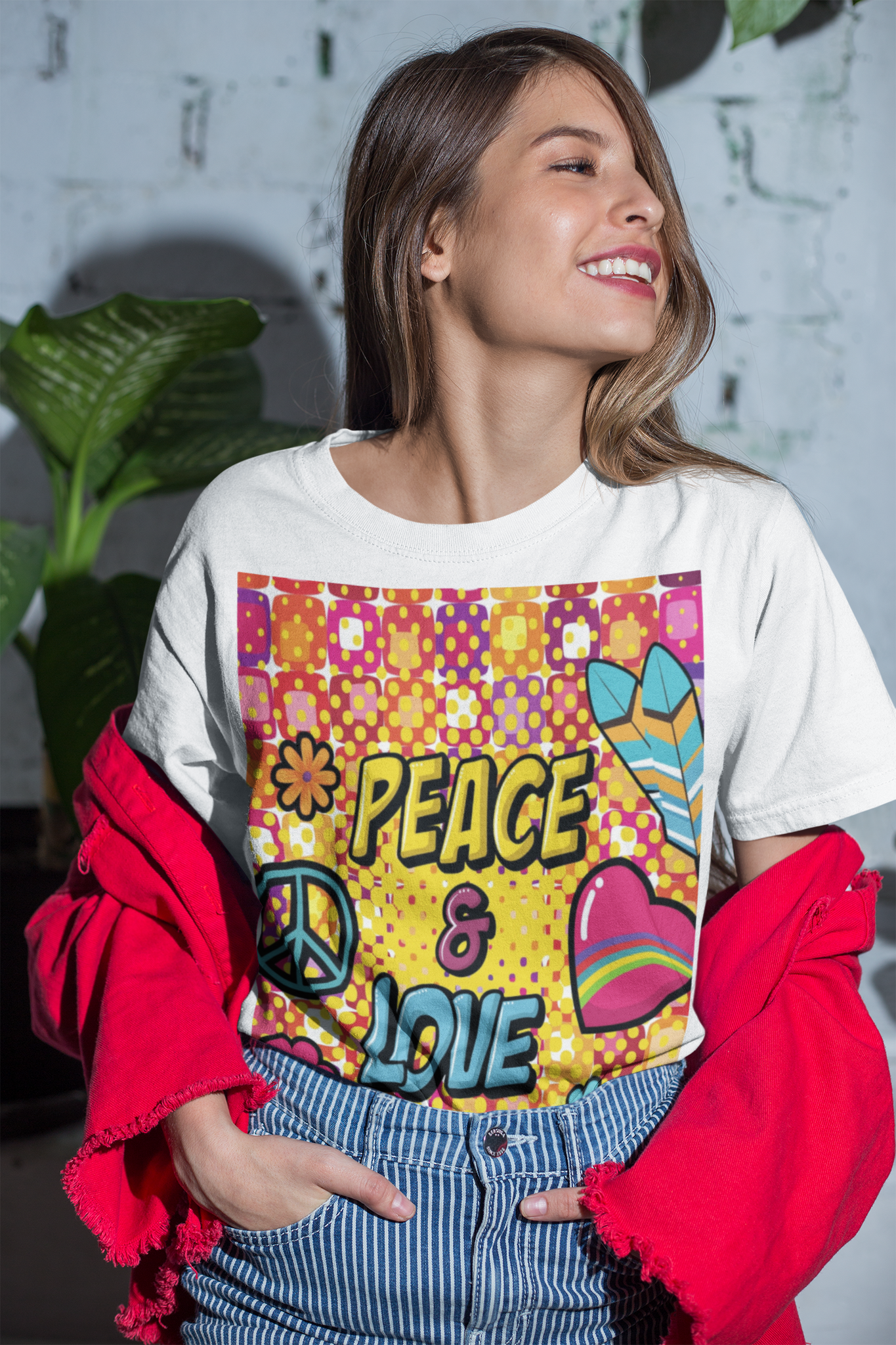 peace, love & what-not heavyweight tee