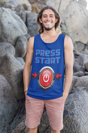 press start tank top (mens)