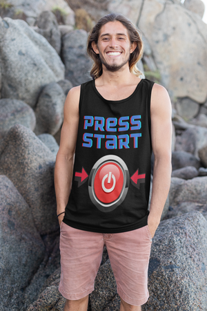 press start tank top (mens)