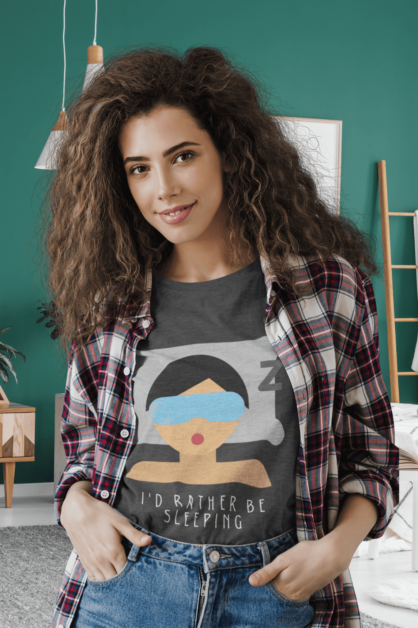 i'd rather be sleeping softstyle tee