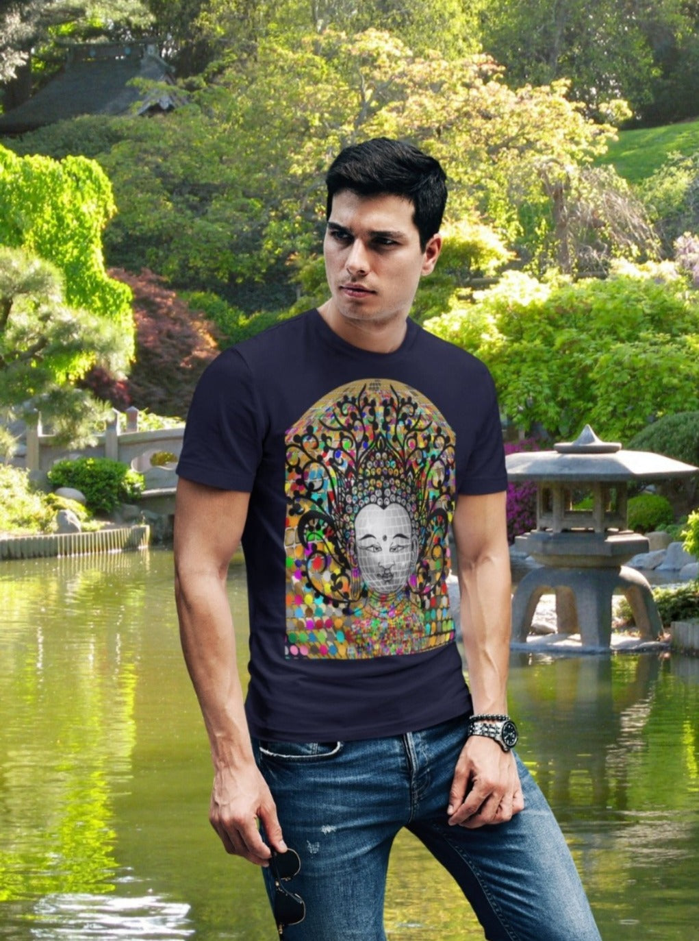 rustic buddha heavyweight tee