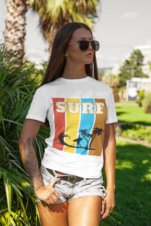 Surf is Life Palm Tree Edition Heavyweight Tee