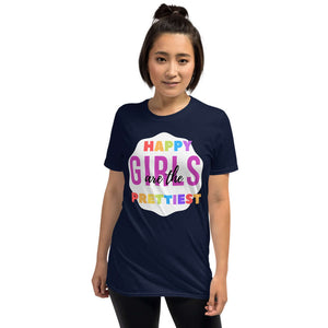 happy girls are the prettiest softstyle tee