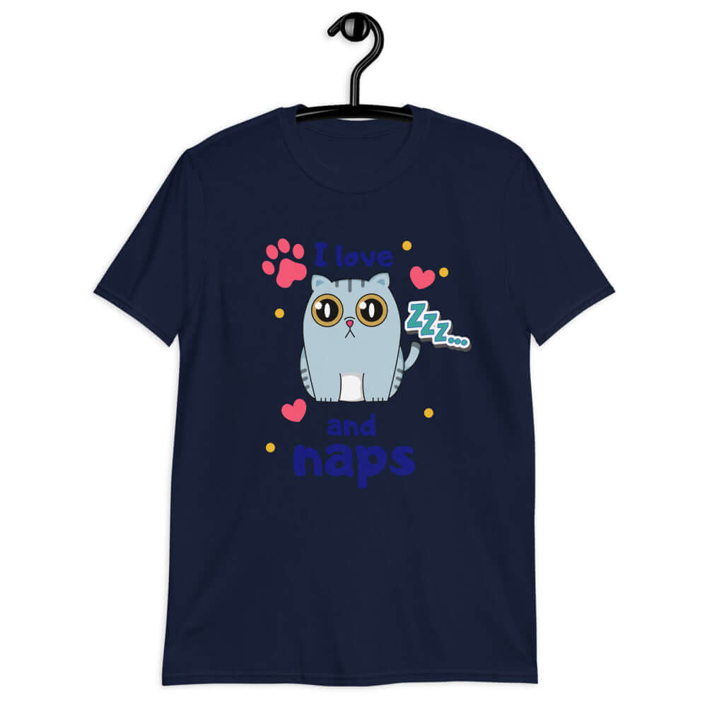 i love cats and naps softstyle tee