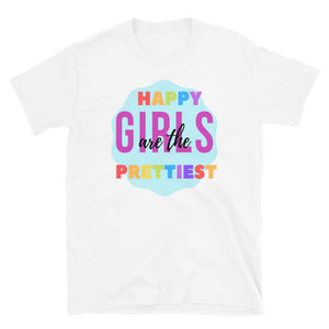 happy girls are the prettiest softstyle tee