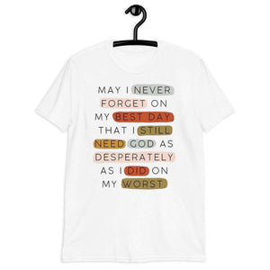 best day/worst day softstyle tee