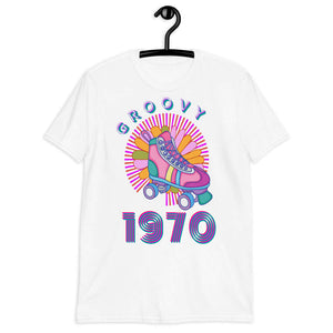 70s groovy skater softstyle tee