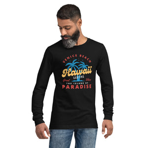 Waikiki Hawaii Unisex Long Sleeve Tee