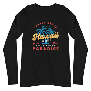 Waikiki Hawaii Unisex Long Sleeve Tee