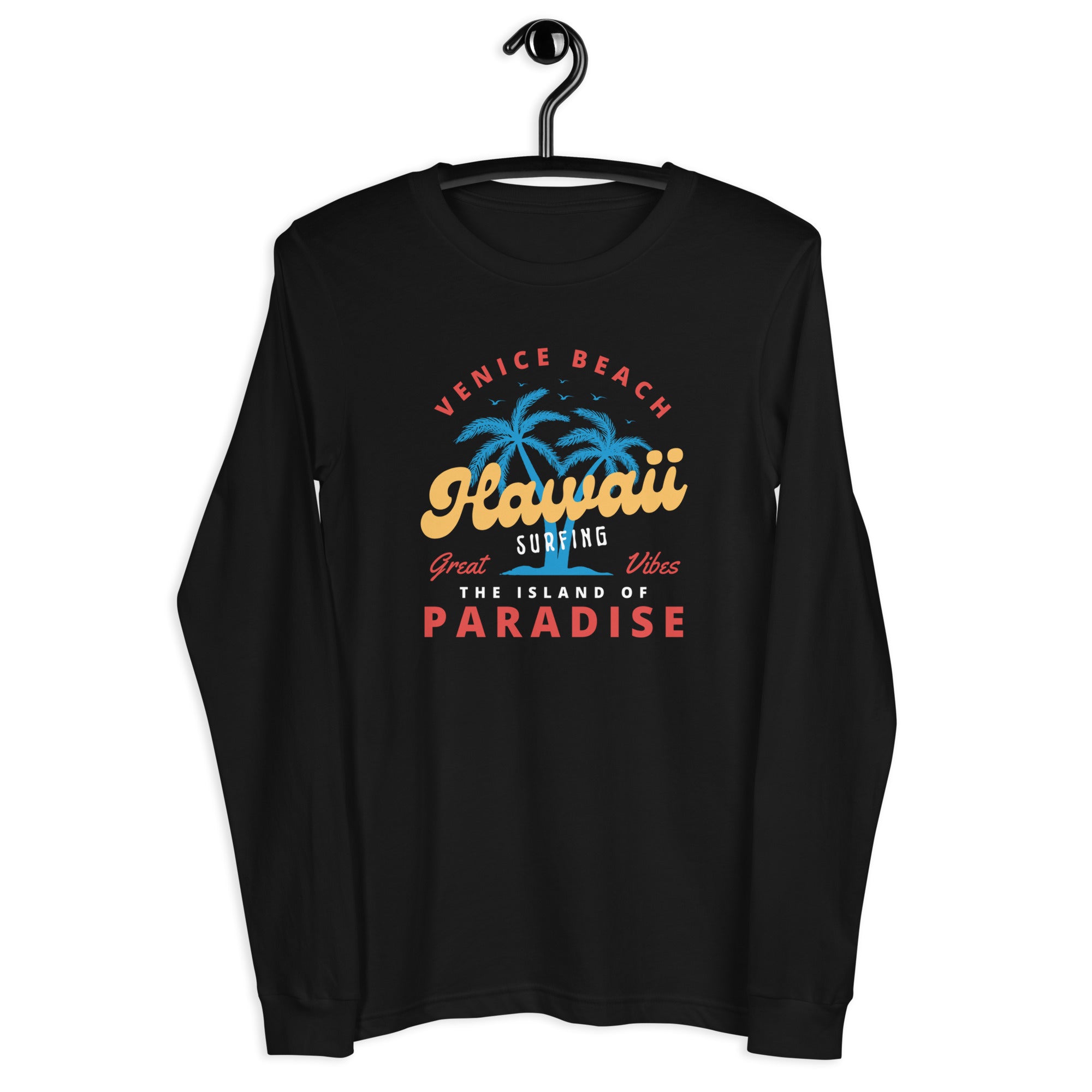 Waikiki Hawaii Unisex Long Sleeve Tee