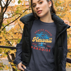 Waikiki Hawaii Unisex Long Sleeve Tee