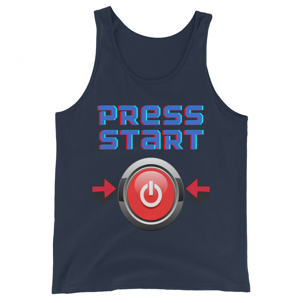 press start tank top (mens)