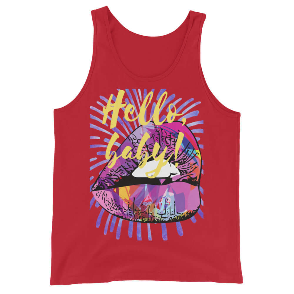 hello baby! tank top (mens)