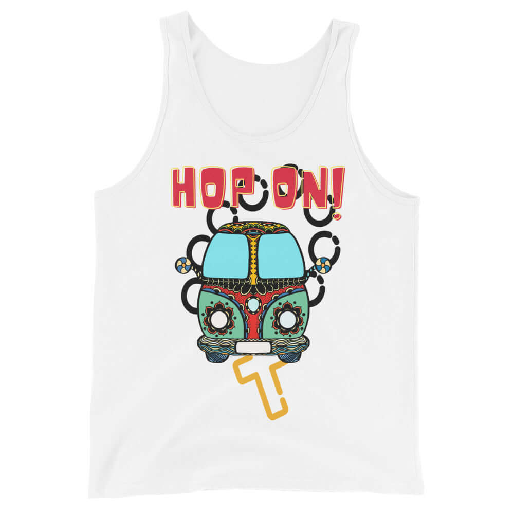 hop on! tank top (mens)