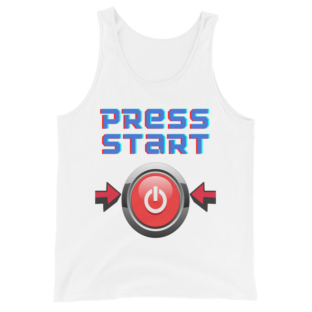 press start tank top (mens)